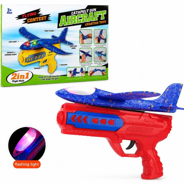 Catapult Gun Aircraft Toy for Kids